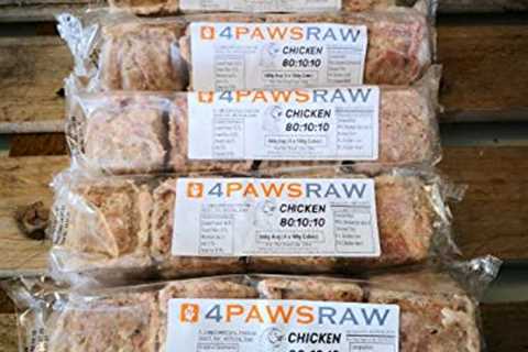 4PAWSRAW Premium Raw Dog Food Frozen Chicken Mince 16.8kg - 560g packs from 4PAWSRAW